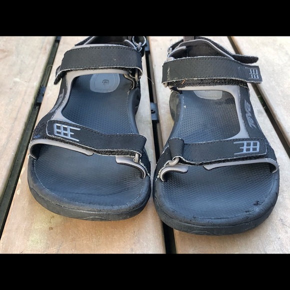 Teva Minam Men’s Black Sport Sandals Size 10 - Picture 4 of 11